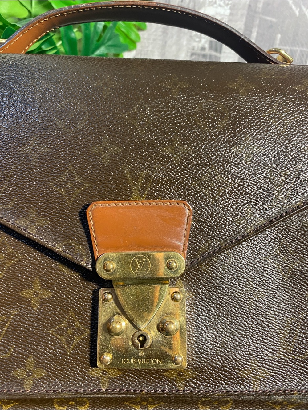 Authentic Rare Louis Vuitton Monogram Top Handle Bag - Picture 10 of 16